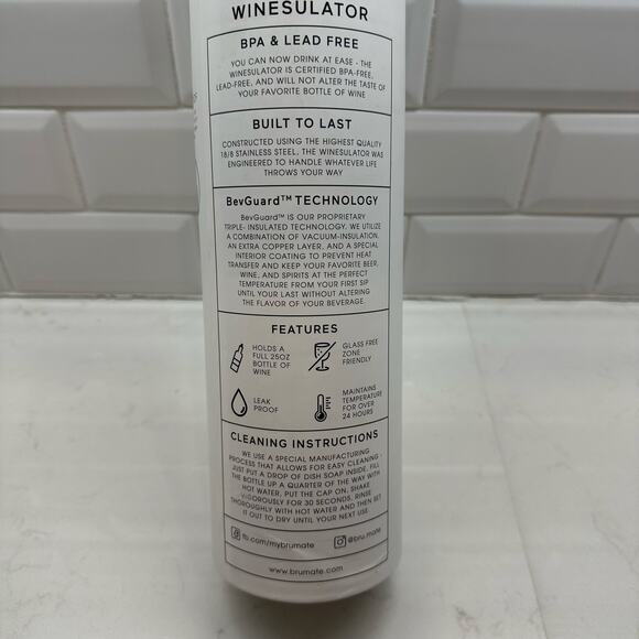 Brumate Winesulator Charcoal 750 ml - Picture 5 of 9